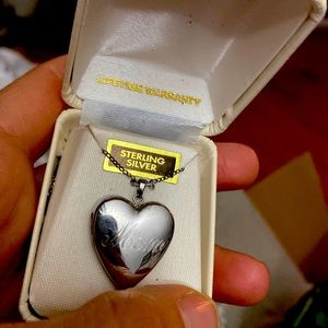 Tru-Kay Sterling silver 3 page locket NWT